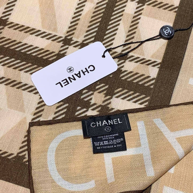CHANEL 26S SCARF 135 IN CASHMERE AND SILK 309899