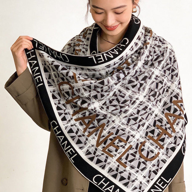 CHANEL 26S SCARF 135 IN CASHMERE AND SILK 309900