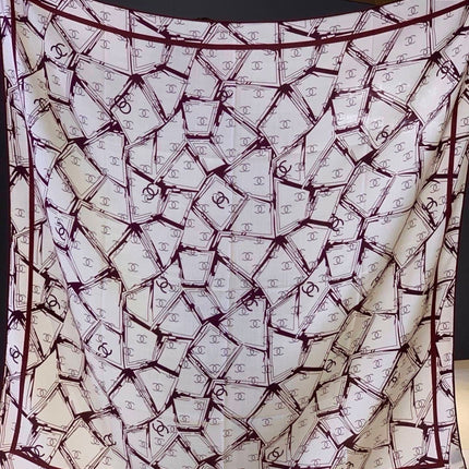 CHANEL 26S SCARF 135 IN CASHMERE AND SILK 309912