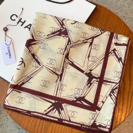 CHANEL 26S SCARF 135 IN CASHMERE AND SILK 309912