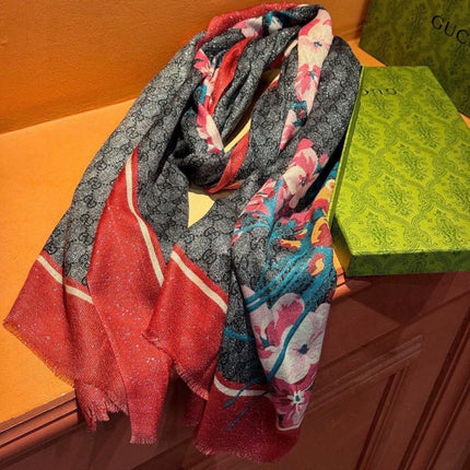 GUCCI 26S SCARF 200 IN CASHMERE AND SILK 315123