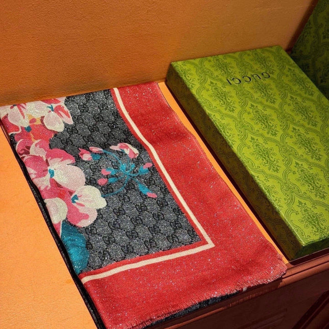GUCCI 26S SCARF 200 IN CASHMERE AND SILK 315123