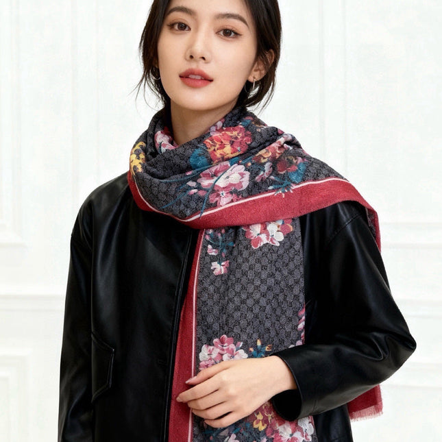 GUCCI 26S SCARF 200 IN CASHMERE AND SILK 315123