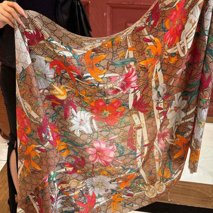 GUCCI 26S SCARF 200 IN CASHMERE AND SILK 315131