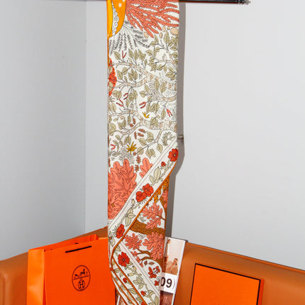 HERMES 26S SCARF 135 IN SILK AND CASHMERE 492457