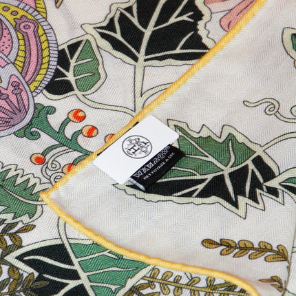 HERMES 26S SCARF 135 IN SILK AND CASHMERE 499966