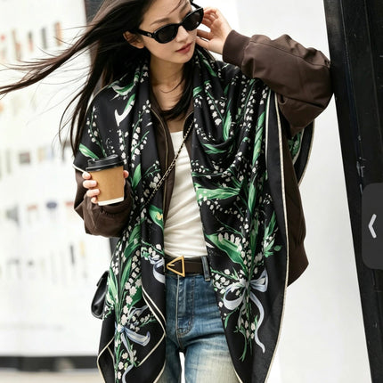 DIOR 26S SCARF 135 IN SILK AND CASHMERE 509322