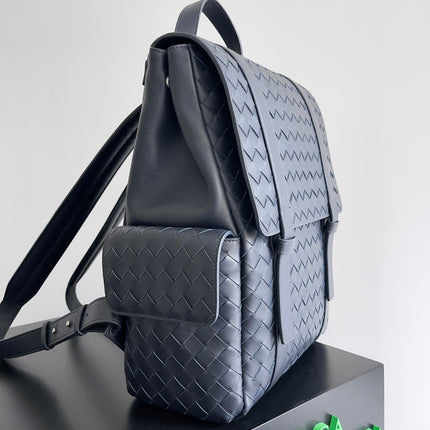 BACK TO SCHOOL BACKPACK 39 IN MIDNIGHT BLUE LAMBSKIN
