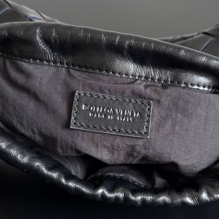 SMALL DUSTBAG 21 IN BLACK LAMBSKIN