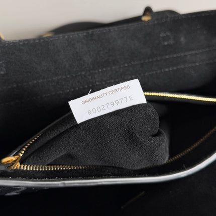 MEDIUM CIAO CIAO 34 IN BLACK CALFSKIN
