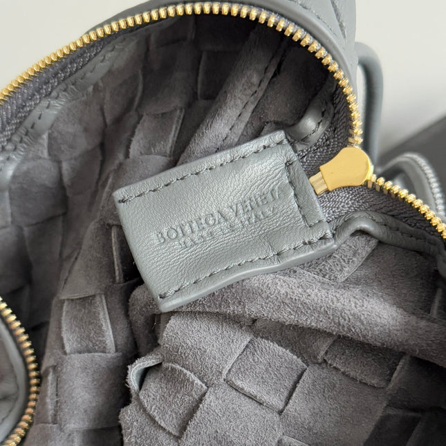 MINI LOOP CAMERA BAG 22 IN GREY CALFSKIN