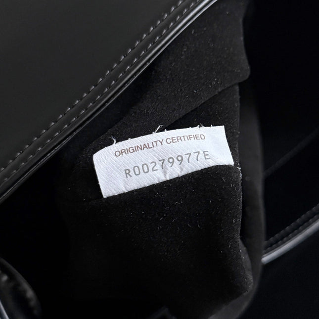 BOTTEGA VENETA 25S MEDIUM LIBERTA 30 IN BLACK CALFSKIN GOLD HARDWARE
