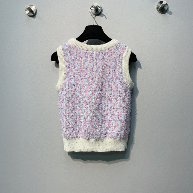 CHANEL 26S SLEEVELESS SWEATER 828