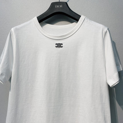 CELINE 26S EMBROIDERED T-SHIRT 181