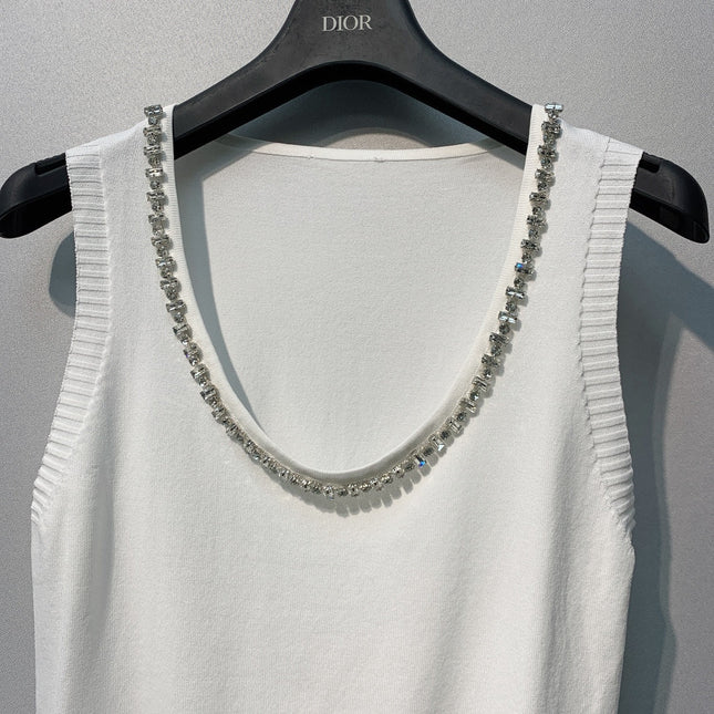 CHANEL 26S LIGHTWEIGHT KNIT TANK TOP STYLE 1076