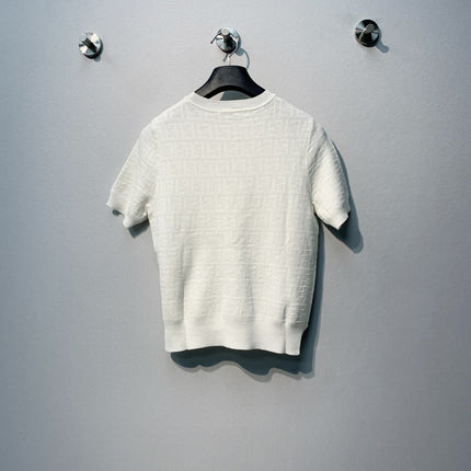 FENDI 26S SHORT SLEEVE KNIT T-SHIRT 014