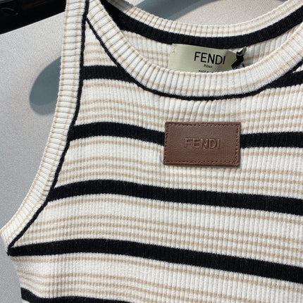 FENDI 26S SLEEVELESS KNIT TOP 445
