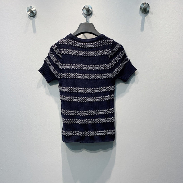 CHANEL 26S KNIT SHORT SLEEVE T-SHIRT STYLE 1283