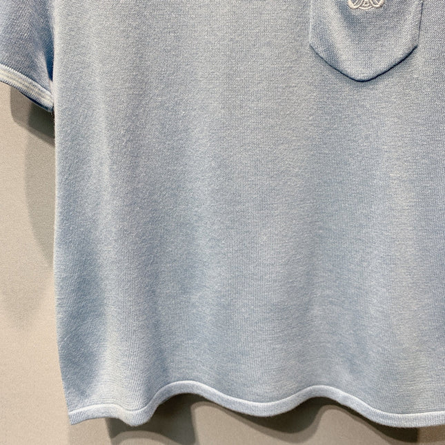 CELINE 26S SHORT-SLEEVE KNIT T-SHIRT 458