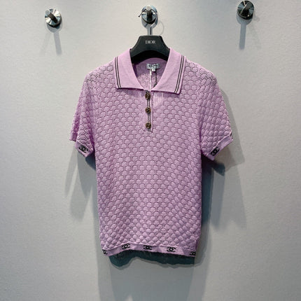 CHANEL 26S SHORT SLEEVE POLO TOP STYLE 1276