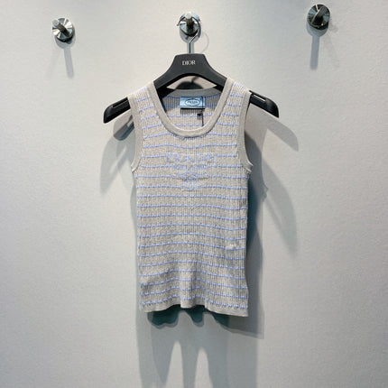 PRADA 26S SLEEVELESS KNIT TOP 1040