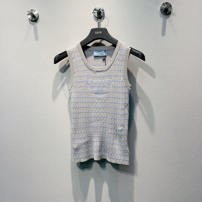 PRADA 26S SLEEVELESS KNIT TOP 1040