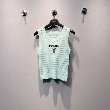 PRADA 26S SLEEVELESS KNIT TOP 1008