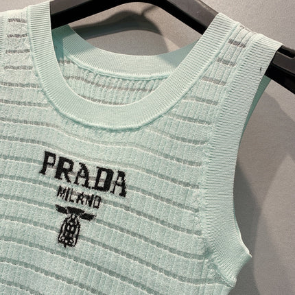 PRADA 26S SLEEVELESS KNIT TOP 1008