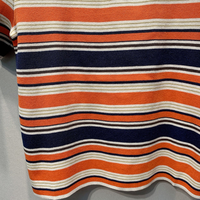 CELINE 26S STRIPED SHORT-SLEEVE POLO SHIRT 442