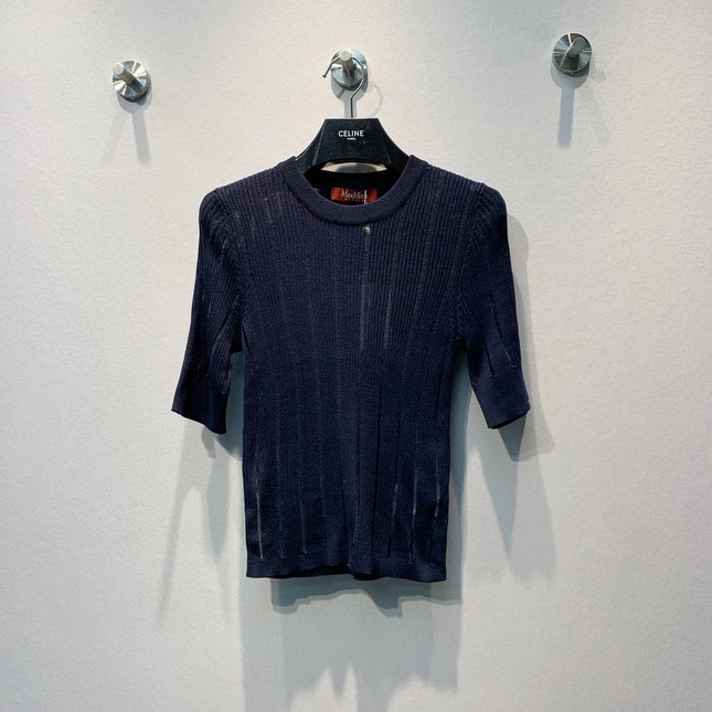 MAXMARA 26S SHORT-SLEEVE KNIT TOP 268