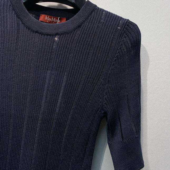 MAXMARA 26S SHORT-SLEEVE KNIT TOP 268