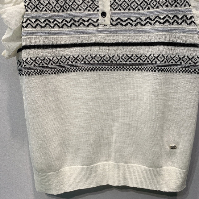 CHANEL 26S KNIT POLO TOP 1476