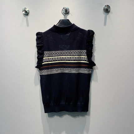 CHANEL 26S KNIT POLO TOP 1475