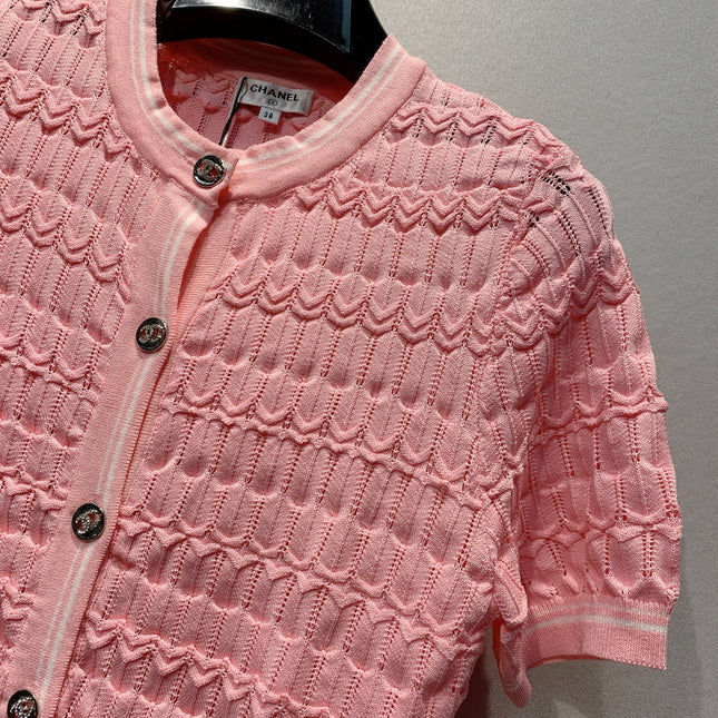 CHANEL 26S SHORT-SLEEVE KNIT TOP 1461