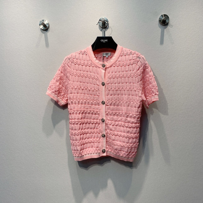 CHANEL 26S SHORT-SLEEVE KNIT TOP 1461