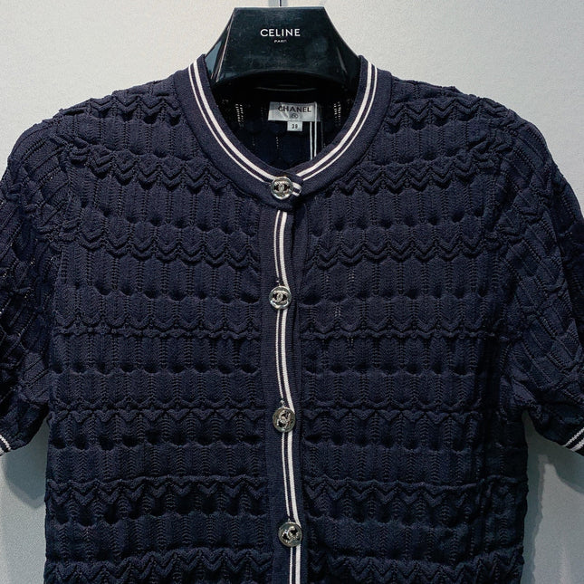 CHANEL 26S SHORT-SLEEVE KNIT TOP 1459