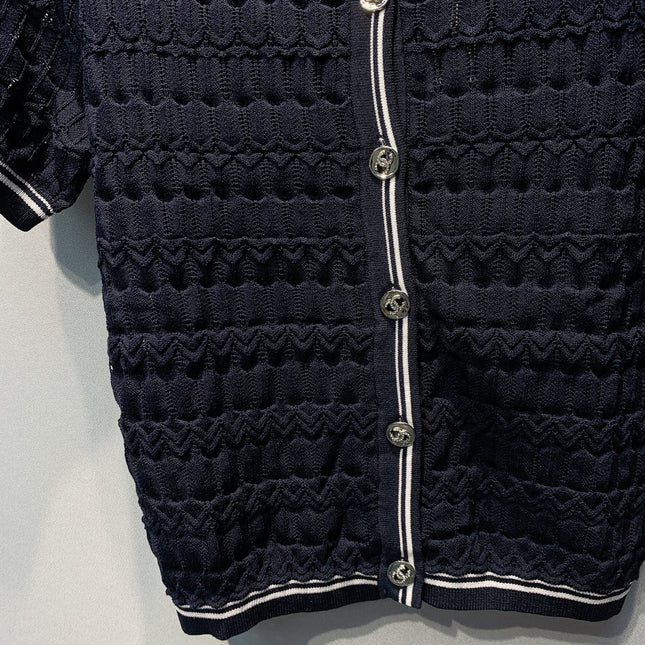 CHANEL 26S SHORT-SLEEVE KNIT TOP 1459