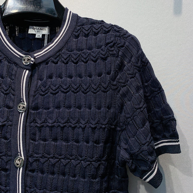 CHANEL 26S SHORT-SLEEVE KNIT TOP 1459