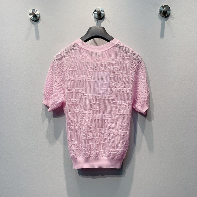 CHANEL 26S SHORT-SLEEVE KNIT TOP 1455