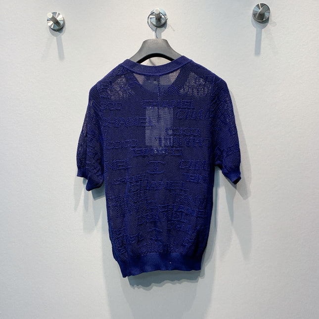 CHANEL 26S SHORT-SLEEVE KNIT TOP 1453