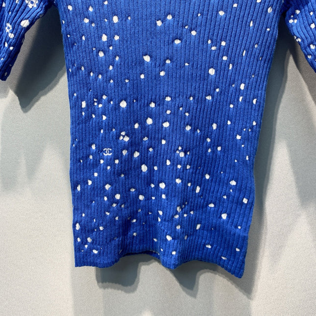 CHANEL 26S SHORT-SLEEVE KNIT TOP 1388