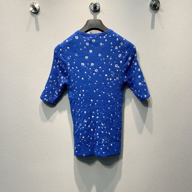 CHANEL 26S SHORT-SLEEVE KNIT TOP 1388