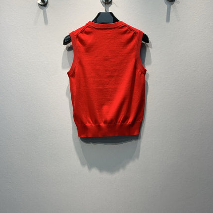 CELINE 26S SLEEVELESS KNIT TOP 386