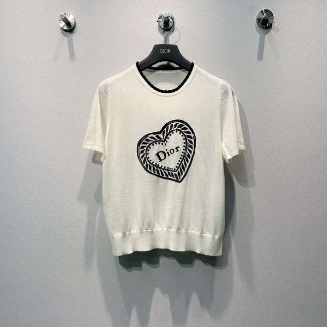 DIOR 26S SHORT-SLEEVE CREWNECK T-SHIRT 1340