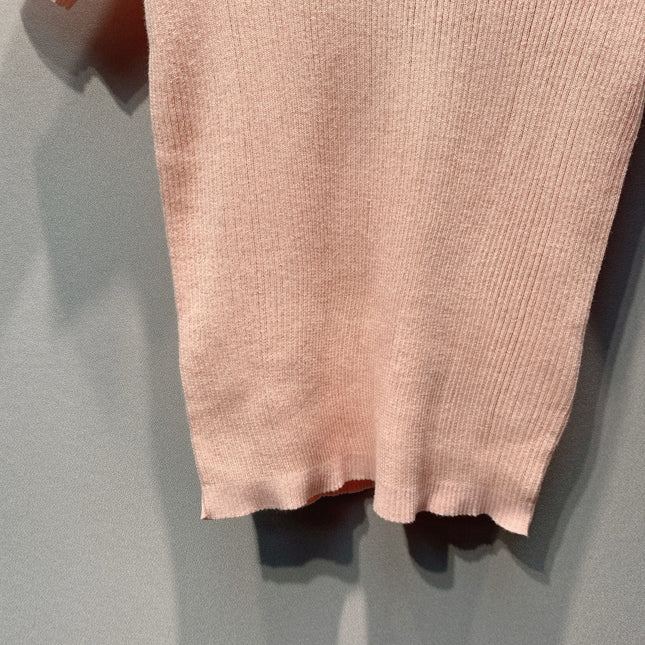 DIOR 26S SHORT-SLEEVE KNIT TOP 1366