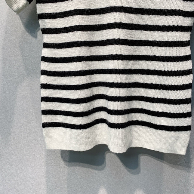 DIOR 26S SHORT-SLEEVE KNIT TOP 1363