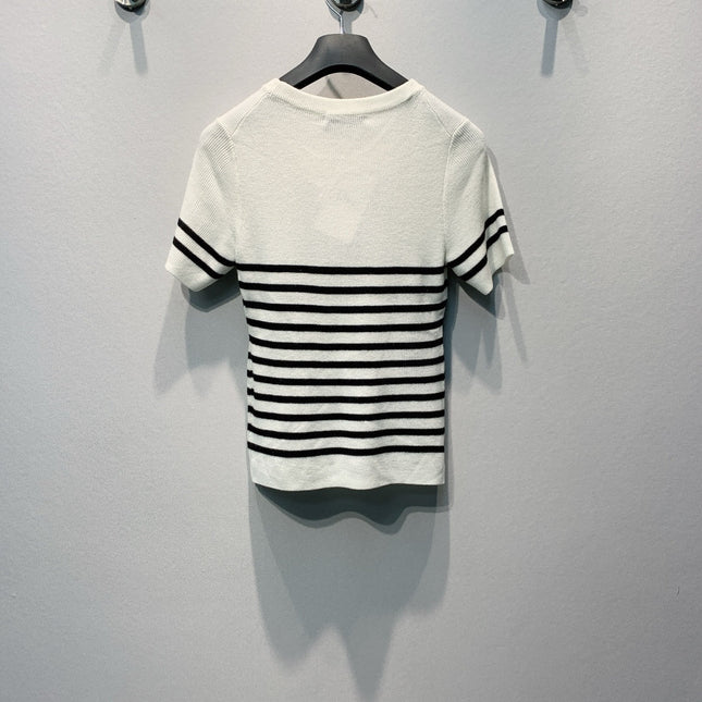 DIOR 26S SHORT-SLEEVE KNIT TOP 1363