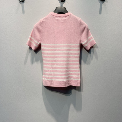 DIOR 26S SHORT-SLEEVE KNIT TOP 1362