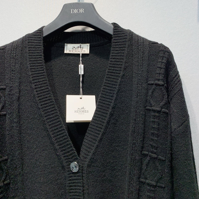 HERMES 26S KNIT CARDIGAN 653