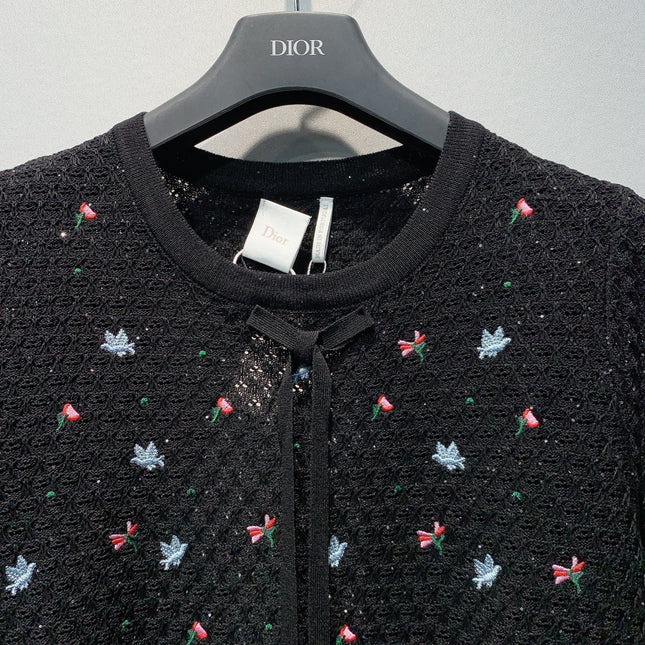 DIOR 26S SHORT-SLEEVE KNIT TOP 1431